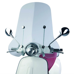 อุปกรณ์เสริมรถจักรยานยนต์ ชิลด์บังลม แผ่นบังลมสกู๊ตเตอร์ ใส 4 มม. สำหรับ Vespa <span class=keywords><strong>Sprint</strong></span> <span class=keywords><strong>150CC</strong></span> - Product Image 5
