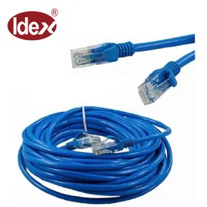 Cable de conexión IDEX 24AWG UTP Cat5e 1M PVC aislado LSZH PVC para cables de comunicación