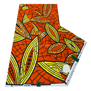 <span class=keywords><strong>Tela</strong></span> <span class=keywords><strong>de</strong></span> Ankara <span class=keywords><strong>de</strong></span> 6 Yardas, 100% Algodón, Estampado Africano, <span class=keywords><strong>Tela</strong></span> <span class=keywords><strong>de</strong></span> Cera Holandesa para <span class=keywords><strong>Vestidos</strong></span> y Tocados <span class=keywords><strong>de</strong></span> Novia - Product Image 2