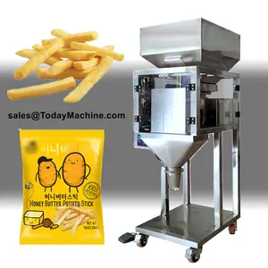 4 Head Linear Weigher Filling Machine For Nuts Grain Coffee Beans