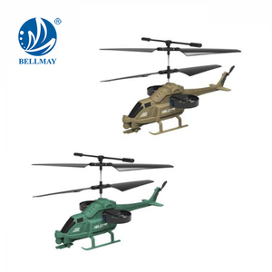 Bemay jouet infrarouge télécommande <span class=keywords><strong>Apache</strong></span> combattant 2CH RC hélicoptère avec lumière intérieur avion volant - Product Image 2