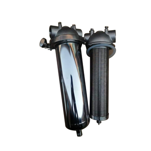 Boîtier de filtre à cartouche Big Blue en acier inoxydable SS304 de 10 x 20 x 4,5 pouces avec entrée et sortie de 1 et 1,5 pouce pour la filtration de l'eau - Product Image 1