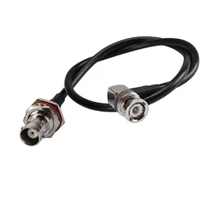 signaal kabel panel Suppliers-Schot Waterdichte Bnc Jack Female Naar Plug RG174 Rf-coaxkabel Montage 15Cm