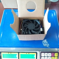 Pendingin CPU AMD Heat Sink Fin, Plat Lampu LED Dasar Datar Besar, Pendingin Udara Kipas Radiator untuk AM2 AM2+ AM3 AM3+ FM1 FM2