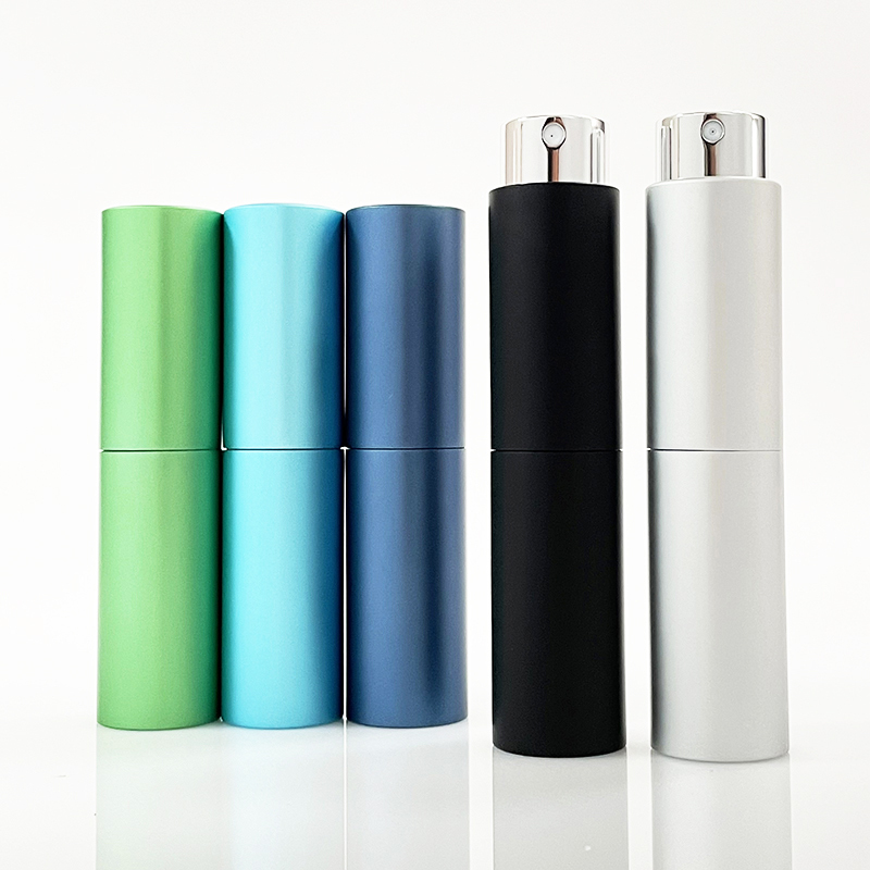 Wholesale 5ml 8ml 10ml 15ml 20ml Travel Easy-fill Aluminum Perfume Atomizer With Funnel