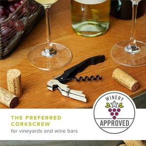 Tire-bouchon multifonction de luxe en acier inoxydable avec logo personnalisé, sans minimum de commande, ouvre-bouteille de vin pour cadeau promotionnel - Product Image 3