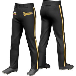 Pantalones de Béisbol Personalizados de Longitud Completa, Cintura Alta, Rayas Tejidas, Texto o Logotipo Personalizado, Talla Adulto, Transpirables, Deportivos, para Hombre - Product Image 1