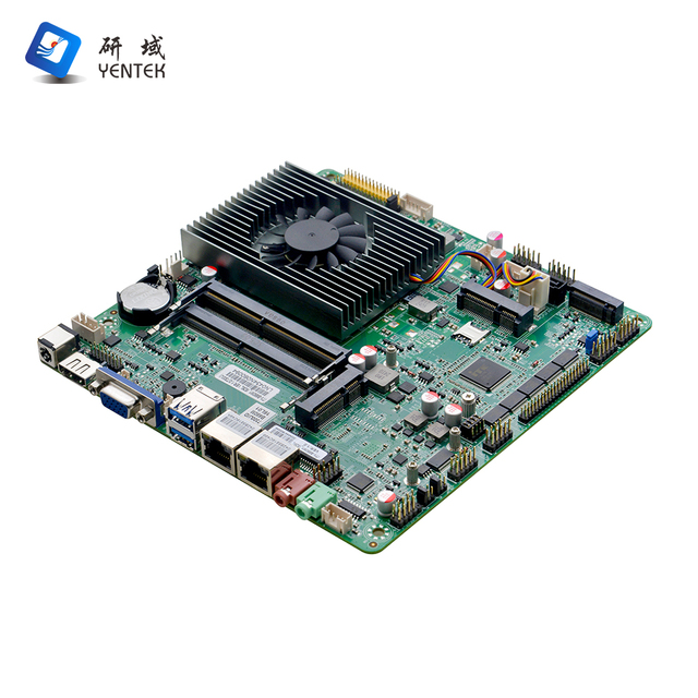 Intel 6300U 6500U 7300U 7500U 7600U Mini ITX Motherboard 2 DDR4 SATA Win7/10/Linux VGA/LVDS/EDP 2 RJ45 LAN 6 RS232 COM