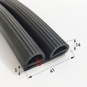 Dubbel E Type Hoge Temperatuur Bestendige Oven Deur Pakking Siliconen Afdichting Strip Warmte Isolatie Siliconen Weerzegel - Product Image 3