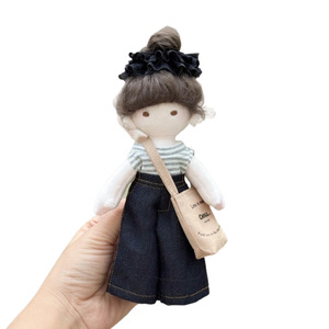 Muñeca Waldorf de Algodón Original Ilustrada Hecha a Mano, Articulada y Móvil, de 15-30 cm, para Mayores de 14 Años, Juguete Artesanal para Vestir, Colgante - Product Image 5