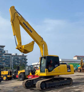 PC220-7 utilisé d'excavatrice de chenille de KOMATSU PC220-7 avec de basses heures de travail en bon état en stock - Product Image 3