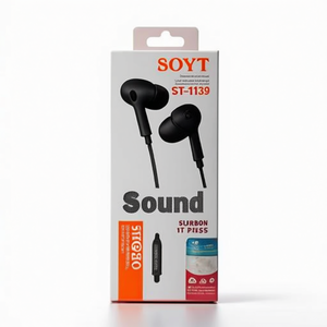 Auricolari stereo Soyt ST-1139 con microfono, suono Rock Bass, confezione da 12 pezzi - Product Image 2