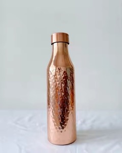 Handmade Pure Copper Leakproof <b>Water</b> <b>Bottle</b> 1000ml for Daily Use Drinking Flask from Indian Supplier for Bulk Export - Product Image 3