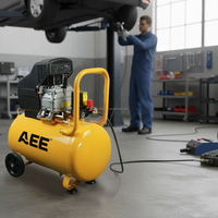 Compresseur d'air portable à entraînement direct avec moteur électrique haute pression de 2,5 CV pour pneus de voiture et pistolet à clous