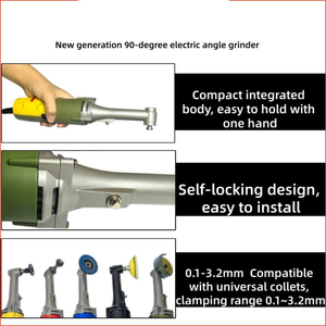 Meuleuse d'angle électrique portative, petite machine <span class=keywords><strong>de</strong></span> gravure meuleuses droites pour la coupe <span class=keywords><strong>de</strong></span> carreaux nettoyage des joint - Product Image 5