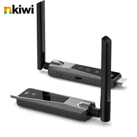 Kit émetteur-récepteur HDTV sans fil NKIWI 150m, prend en charge l'extension d'un à plusieurs appareils, Plug & Play pour ordinateur portable/PC, TV/projecteur/moniteur