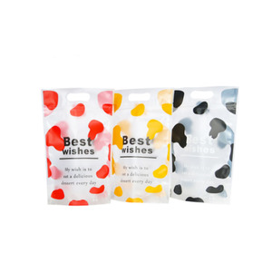 Plastic Zipper Pouch Custom Printing Reusable Food Plastic Zipper Packaging Pouch Bag