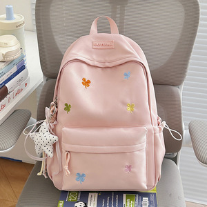 Nuevas llegadas: Mochila escolar de diseño exclusivo para estudiantes, estilo nicho, moda transfronteriza, mochila juvenil bordada para el campus, gran capacidad. - Product Image 4
