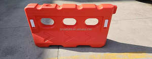 Barrière de sécurité en plastique jaune/rouge en plastique pour le trafic routier du New Jersey - Product Image 6