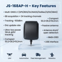 Módulo USB JUMPSTAR JS-168AP-H Multi-GNSS de Frecuencia Única (L1) con Controlador PL2303, Frecuencia de Actualización de 5Hz, Compatible con UART, para Topografía y Cartografía