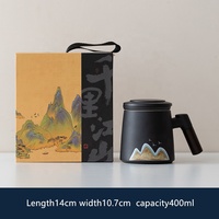 Ensemble cadeau de luxe personnalisable pour entreprises, comprenant tasse en céramique, carnet et stylo, imprimé UV, emballé en boîte, marque HLF, ensembles MOQ, direct usine