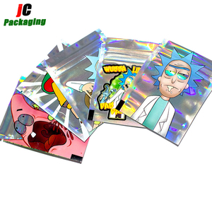 Custom Printed Mylar Plastic Bags Smell Proof Pouches Zipper Resealable Sealed Storage Packaging