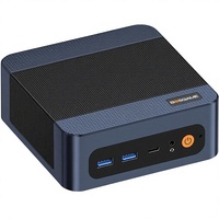 BOSGAME E7 Mini Bilgisayar Intel Core I3 100U 16GB DDR4 512GB PCIe SSD 6 Çekirdekli 4.7GHz Wi-Fi 6/BT 5.2 Çift RJ45 LAN Win 11 Pro 4K Üçlü