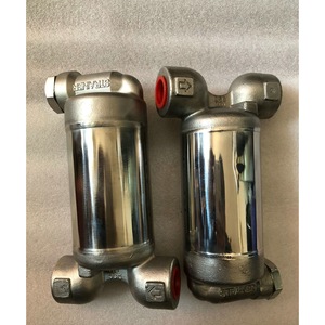 Piège à vapeur cylindrique inversé en acier inoxydable DSC 701F, type à bride, pièce de système CVC à économie d'énergie - Product Image 1