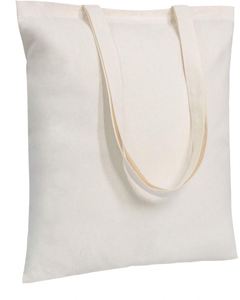 TOPDesign Lot de 24 sacs fourre-tout en coton économiques, légers, de taille moyenne, réutilisables pour les courses, avec fermeture à tirette, personnalisables - Product Image 1
