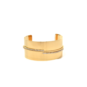 กำไลข้อมือแฟชั่น สแตนเลสสตีล 316L ชุบทอง PVD ทนทาน เป็นมิตรต่อสิ่งแวดล้อม - Product Image 2