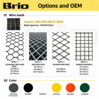 Brio 36"*48"*75" Casier de rangement modulaire en treillis métallique pour outils et équipements, avec cloisons de sécurité pour appartement