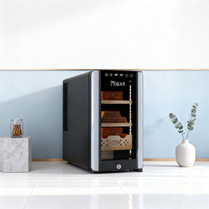 150ct cao cấp hiển thị kỹ thuật số xì gà điện <span class=keywords><strong>Humidor</strong></span> Tủ mát hiện đại Cigar <span class=keywords><strong>Humidor</strong></span> điện cơ chế đơn vị cho sang trọng - Product Image 1