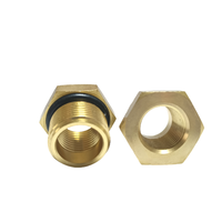 Douille de réduction en laiton personnalisée 1/2\" NPT mâle X 1/2\" NPT femelle à douille hexagonale
