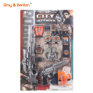 Ensemble de jouets de <span class=keywords><strong>police</strong></span> pour enfants, vente chaude, ensemble de jeu de rôle militaire pour enfants, jouets de simulation militaire, pistolets en plastique, cadeau pour enfants - Product Image 3