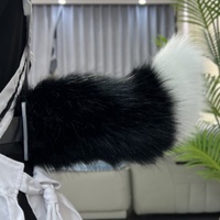 Super grand fait à la main queue d'animal sétaire Comic-Con Cosplay Party Dress-Up oreilles de chat épingle à cheveux accessoires de déguisement
