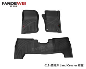 3D personnalisé TPV caoutchouc RHD accessoires de voiture tapis de sol de voiture pour Toyota <span class=keywords><strong>LC</strong></span> <span class=keywords><strong>76</strong></span> 2010-2020 - Product Image 2