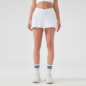 Nouveau taille haute décontracté Fitness Yoga jupe pour les femmes été entraînement séchage rapide respirant Tennis sport jupe - Product Image 5