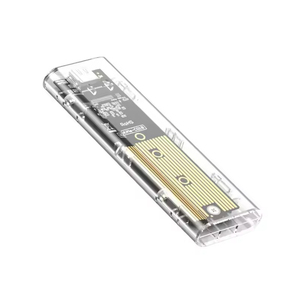 Boîtier externe LASTINGIN Type C PCIe pour SSD M.2 NVMe, 10 Gbit/s USB, en plastique transparent, double protocole M.2 SSD NGFF - Product Image 1