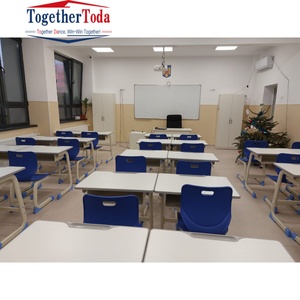 Juego de Silla y Escritorio Escolar Ergonómico, Ecológico, Duradero, Moderno y Sencillo de Plástico al por Mayor para Niños, para Entornos de Estudio y Aprendizaje Escolar - Product Image 6