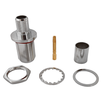 Connecteur coaxial RF N-C-KY7 femelle à sertir pour câbles RG8 RG213, fabriqué en usine