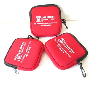 Wholesales Customized 2023 Promotional Monederos Card Wallet Bag Ke Neoprene <b>Cute</b> Mini Coin Pouch with Zipper Coin Bag - Product Image 2