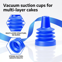 Ventouse pneumatique en silicone de qualité alimentaire, résistante aux hautes températures, pour machine d'emballage sous vide de gâteaux, pains et œufs