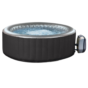 Cómoda <span class=keywords><strong>Piscina</strong></span> de Hidromasaje Inflable, Spa para 4 Personas, Bañera Redonda Grande - Product Image 5