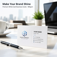 Tarjetas de Visita de Cartulina Blanca Premium, Impresión Personalizada de Alta Calidad para Uso Profesional Corporativo, Suministro de Fábrica al por Mayor