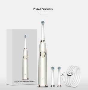 Cepillo de dientes eléctrico sónico giratorio personalizado de fábrica, ODM OEM, sin escobillas, impermeable IPX7 - Product Image 5