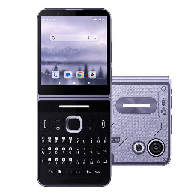 Pocket Gen3 Phone Flip 64GB+4GB QWERTY Keypad 3.4" Mini Touch Screen Customized Orthodox Jewish Hardware Smart Phones