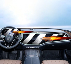 2024 nueva consola central de coche AC navegación conjunto completo Interior TPU película protectora para Mercedes Benz e260L e300L - Product Image 1