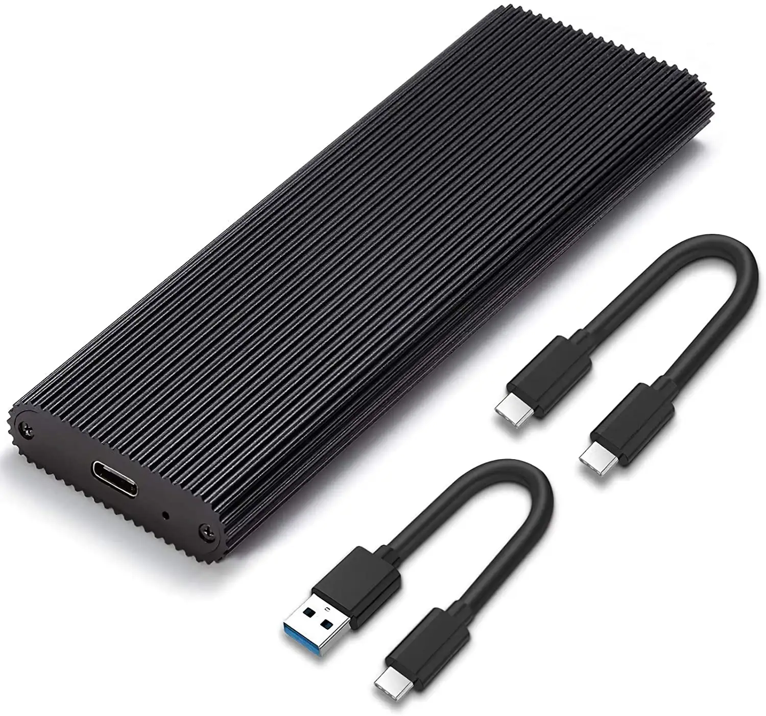 Корпус для жесткого диска M.2 NVMe, USB C 3,1 Gen2 PCIe SSD Caddy со скоростью передачи 10 Гбит/с UASP Thunderbolt 3 Type C чехол для жесткого диска M-Key