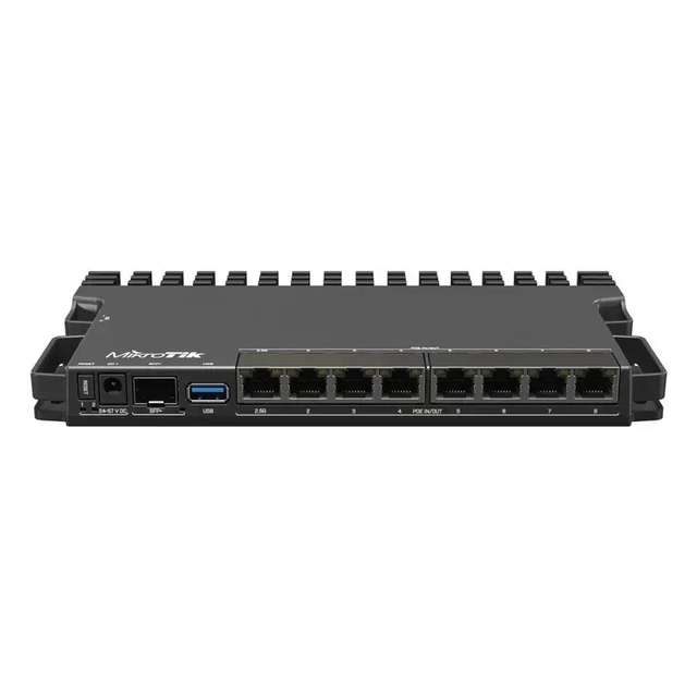RB5009UPr+S+IN RB5009 10G SFP+ 7x Gigabit Quad Core PoE-in PoE-Out Router RB5009UPr+S+IN