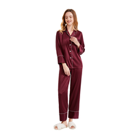 Fung 6001 vente en gros logo des douanes imprimé à la demande pyjamas femmes printemps et automne